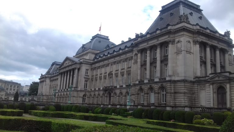 Bruxelas capital da Bélgica Palácio Real de Bruxelas