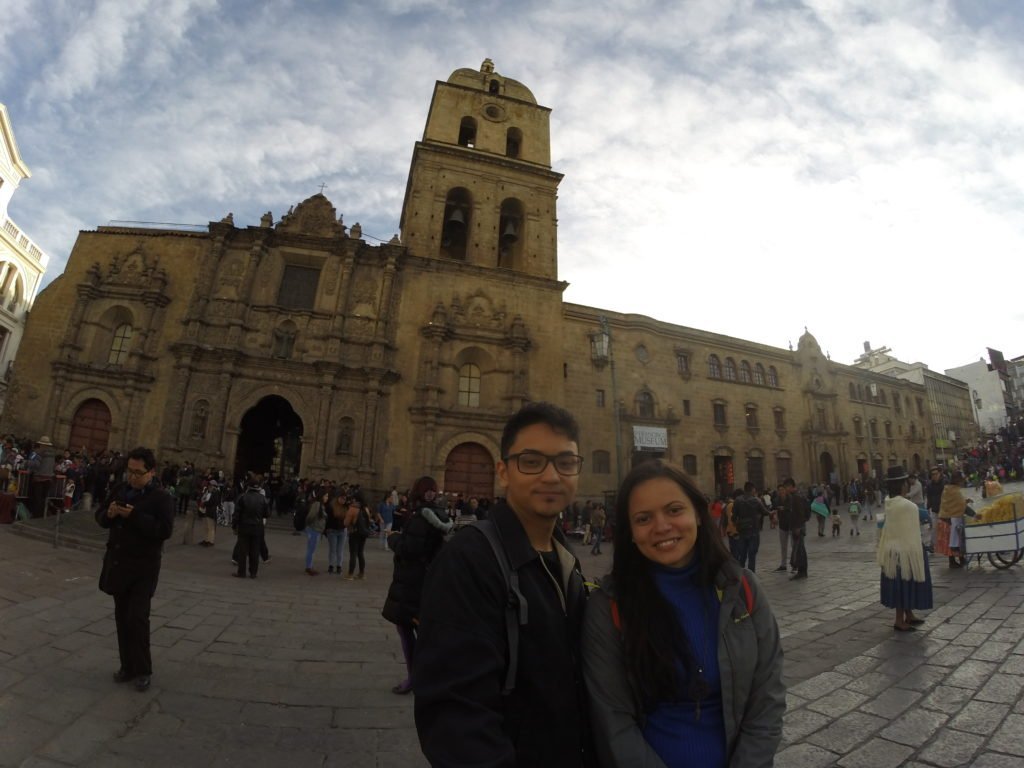 Em La Paz na Bolívia fazendo Turismo!