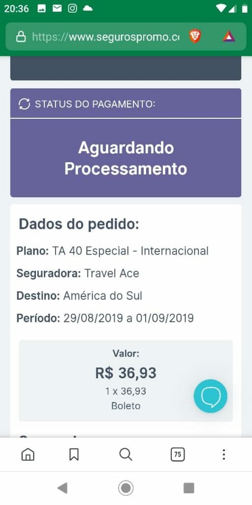 Seguro para viagem internacional