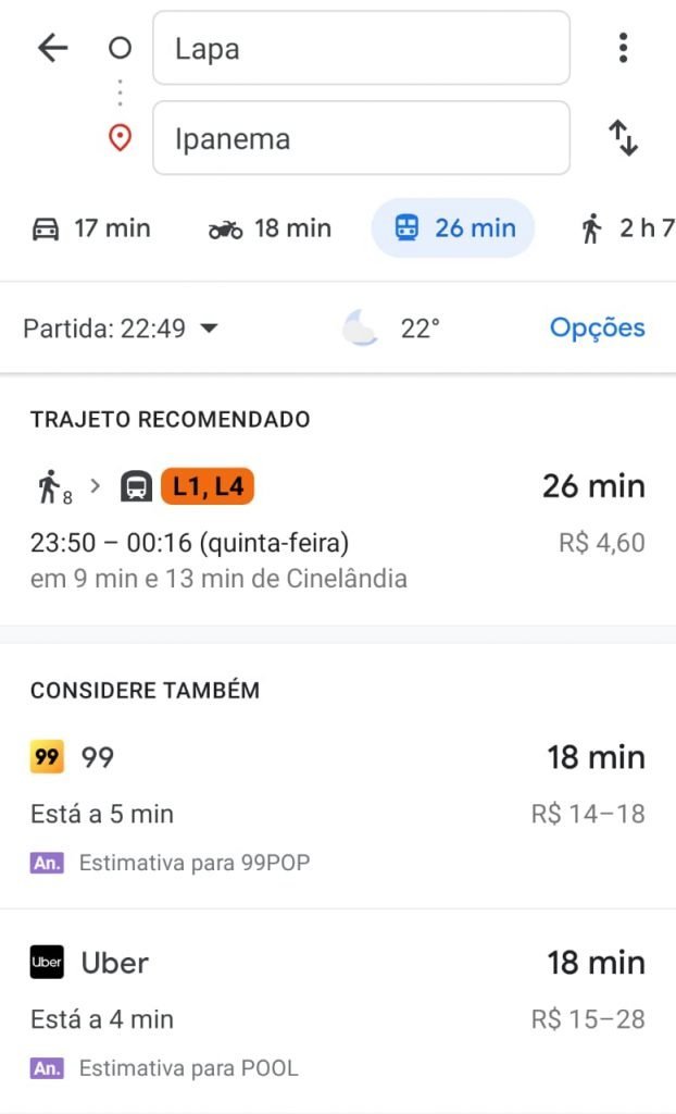 Apps para viagem