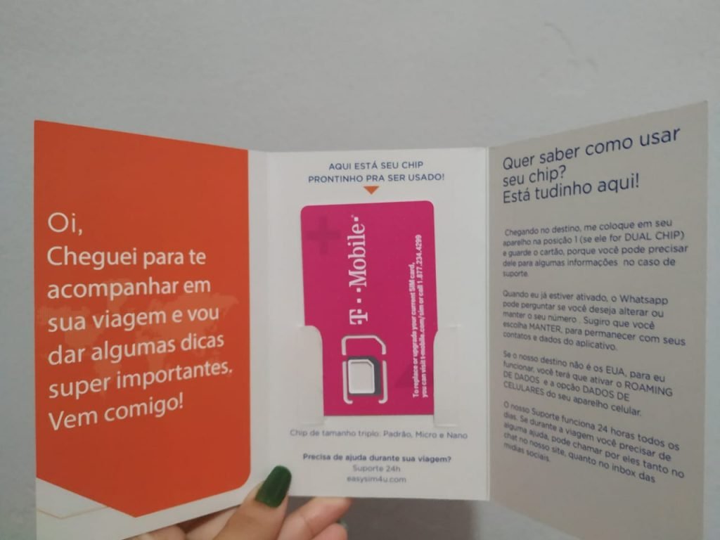 Chip de internet para viagem internacional