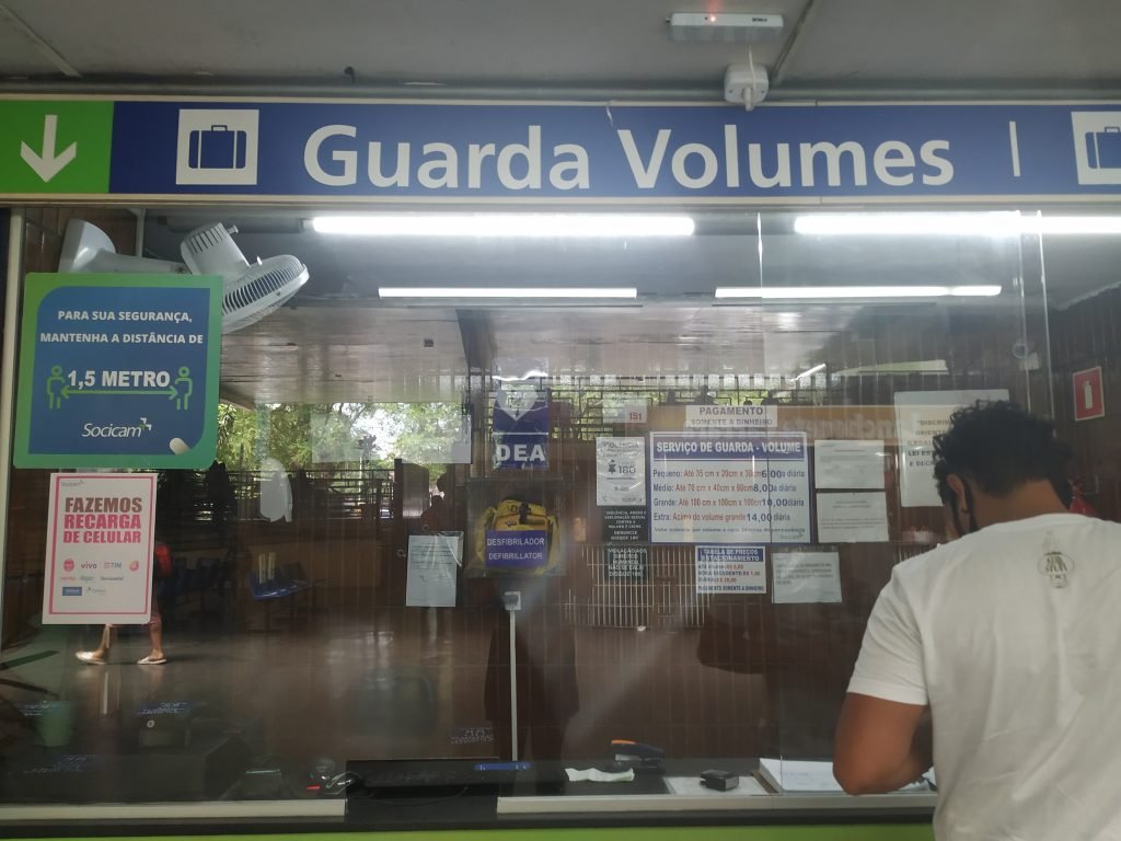 Guarda Volumes da rodoviária de joão pessoa