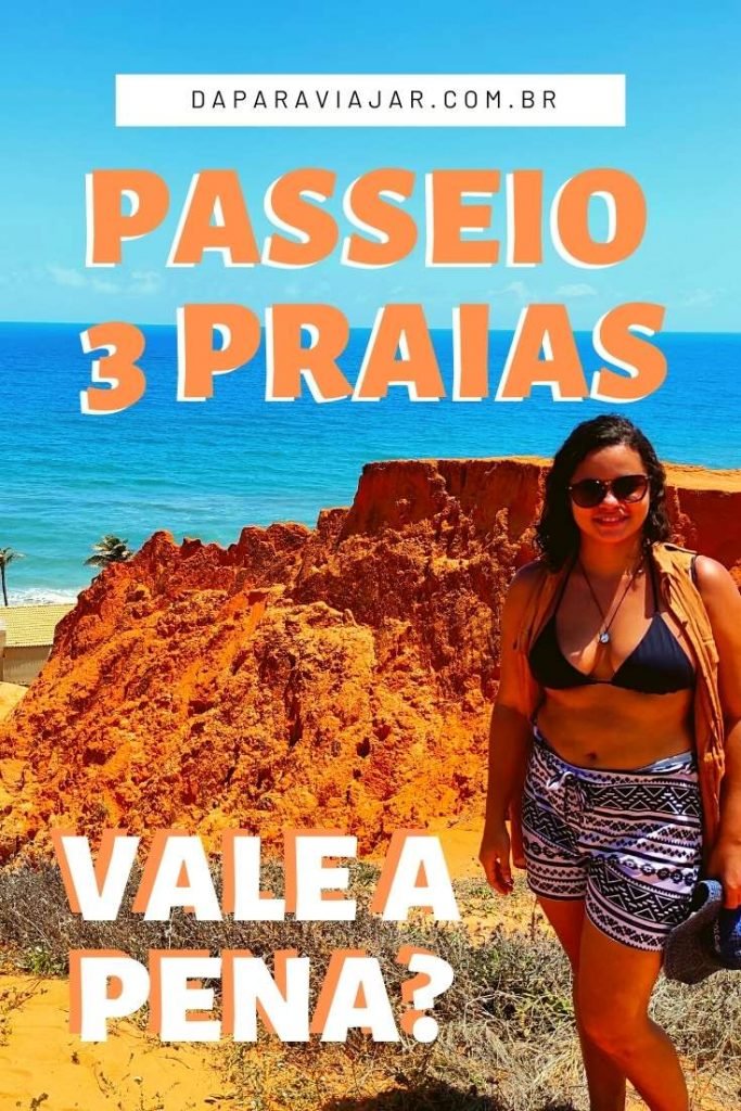 Passeio 3 praias em 1 dia Fortaleza vale a pena? Salve no Pinterest!