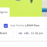 Como comprar passagem com milhas na latam