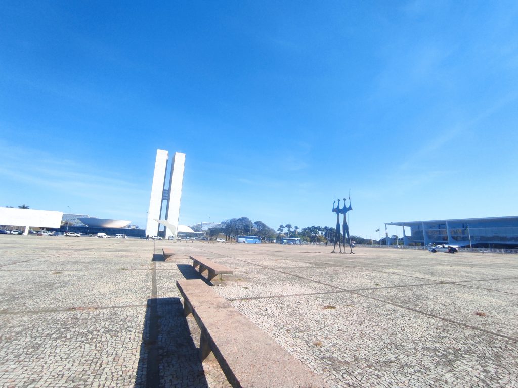 Praça dos três poderes em Brasília