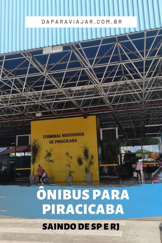 Ônibus para Piracicaba saindo de SP e RJ - Salve no Pinterest!