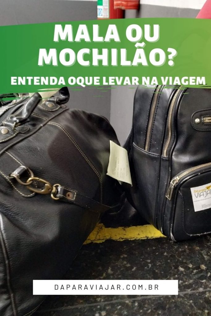 Bagagem de viagem: Levar mala ou mochilão? - Salve no Pinterest!